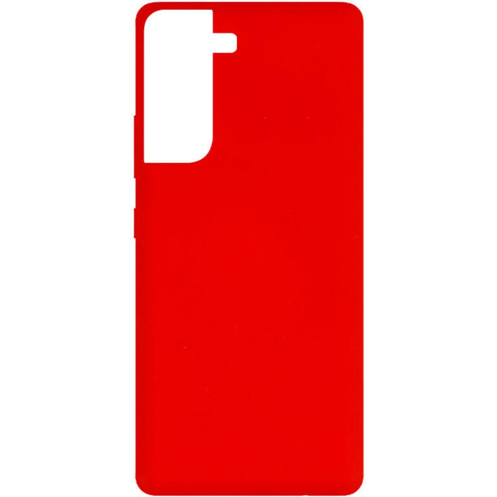 Чехол Silicone Cover Full Red для Samsung Galaxy S21 Plus SM-G996
