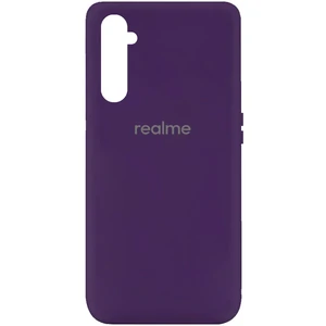 Цвет: Фиолетовый - Чехол Silicone Cover My Color Full Protective Purple для Realme 6