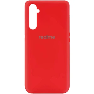 Чехол Silicone Cover My Color Full Protective Red для Realme 6