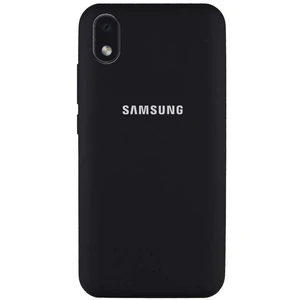 Колір: Чорний - Чохол Silicone Case Full Protective Black для Samsung Galaxy A01 Core SM-A013