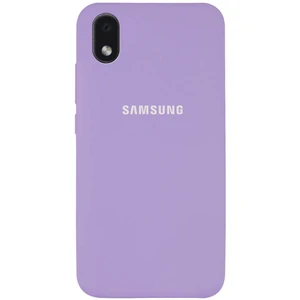 Колір: Фіолетовий - Чохол Silicone Case Full Protective Dasheen для Samsung Galaxy A01 Core SM-A013