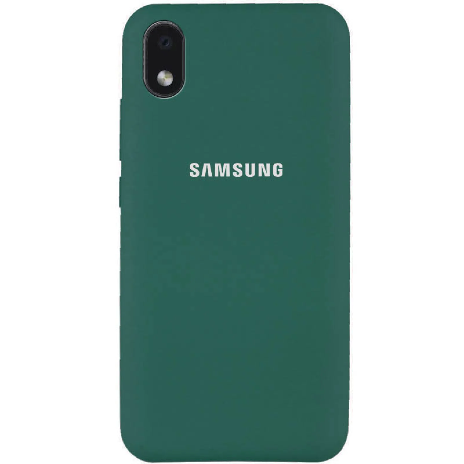 Чохол Silicone Case Full Protective Pine Green для Samsung Galaxy A01 Core SM-A013