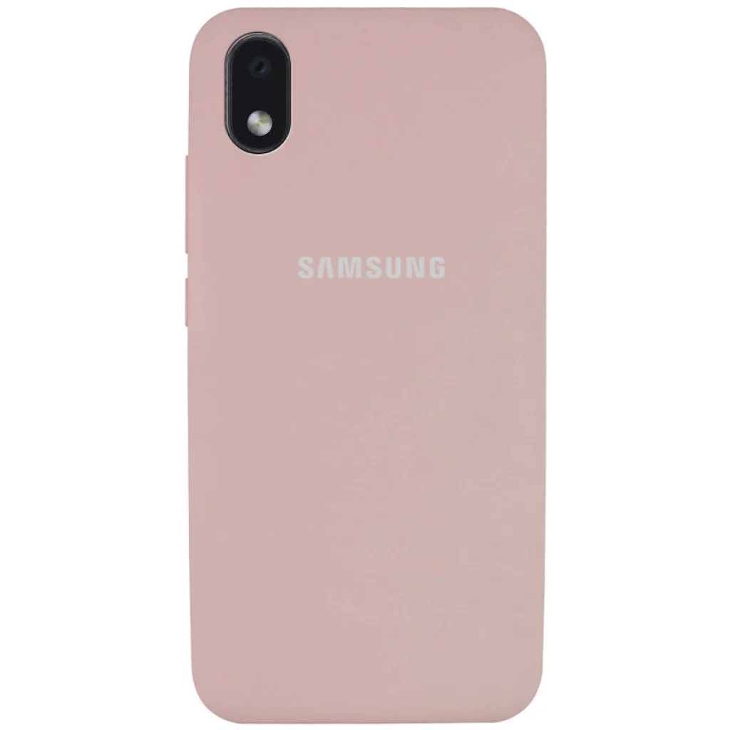 Чохол Silicone Case Full Protective Pink Sand для Samsung Galaxy A01 Core SM-A013