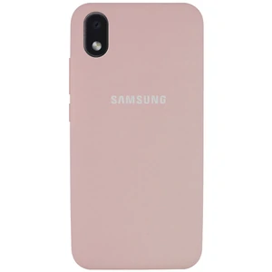 Колір: Рожевий - Чохол Silicone Case Full Protective Pink Sand для Samsung Galaxy A01 Core SM-A013