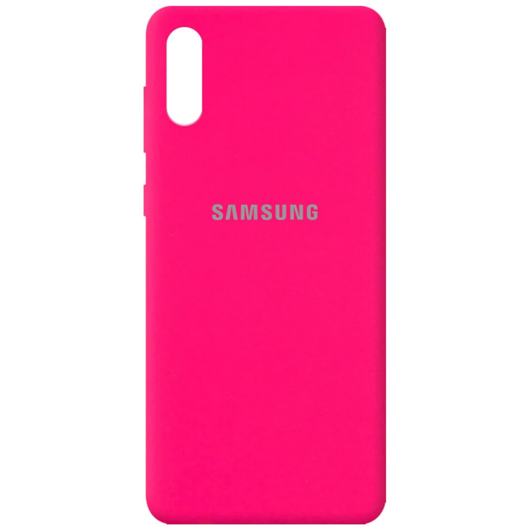 Чехол Silicone Case Full Protective Barbie Pink для Samsung Galaxy A02 SM-A022