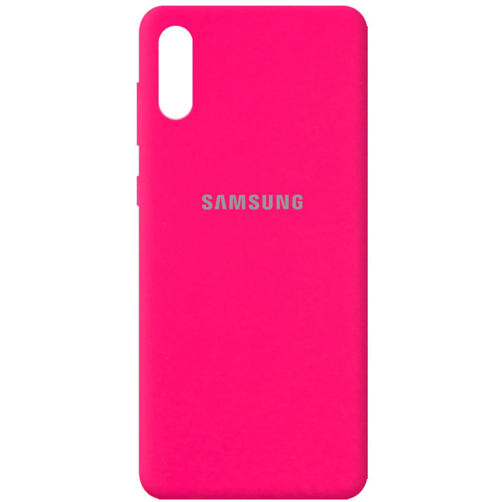 Чохол Silicone Case Full Protective Barbie Pink для Samsung Galaxy A02 SM-A022