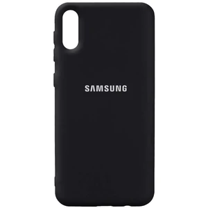 Цвет: Черный - Чехол Silicone Case Full Protective Black для Samsung Galaxy A02 SM-A022