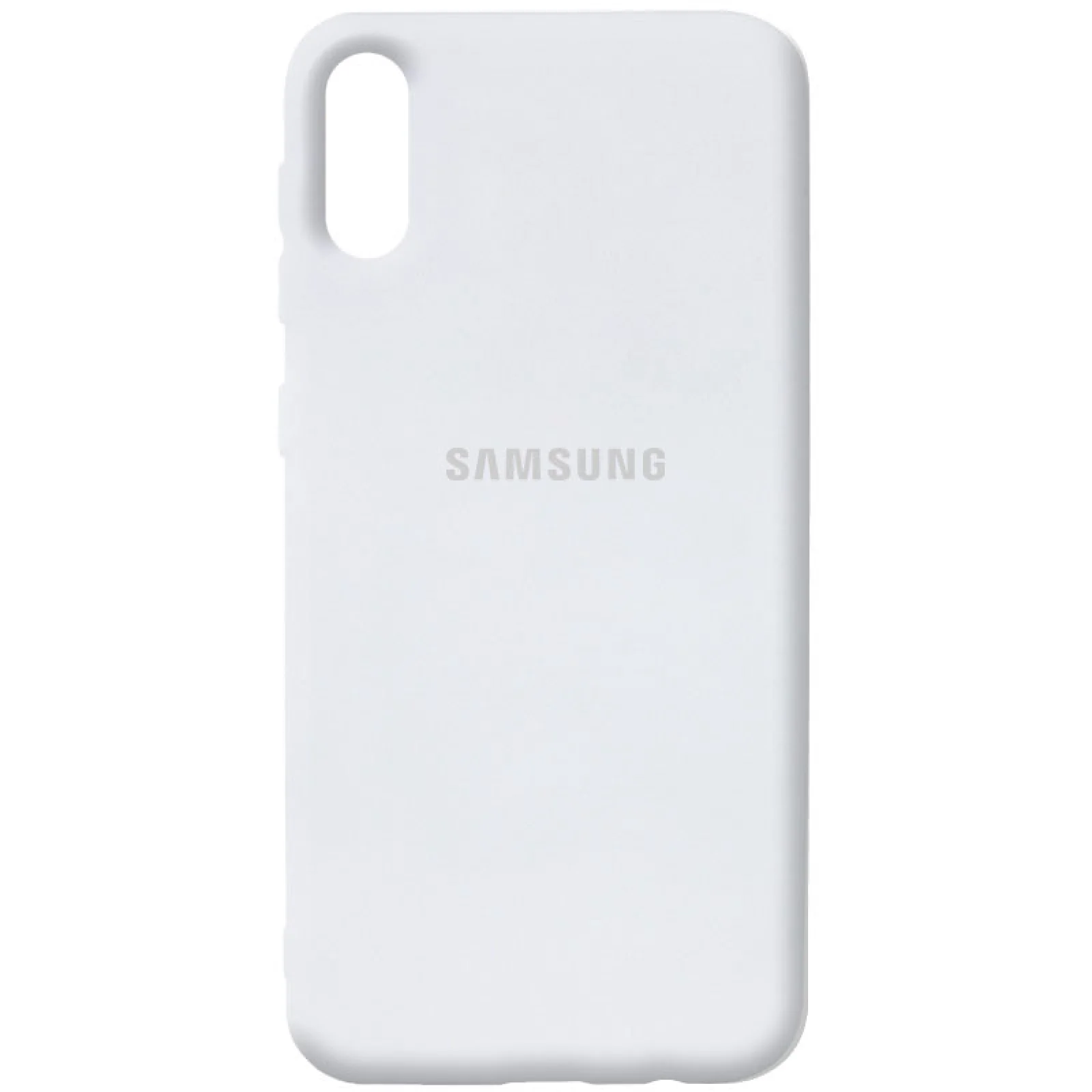 Чехол Silicone Case Full Protective White для Samsung Galaxy A02 SM-A022