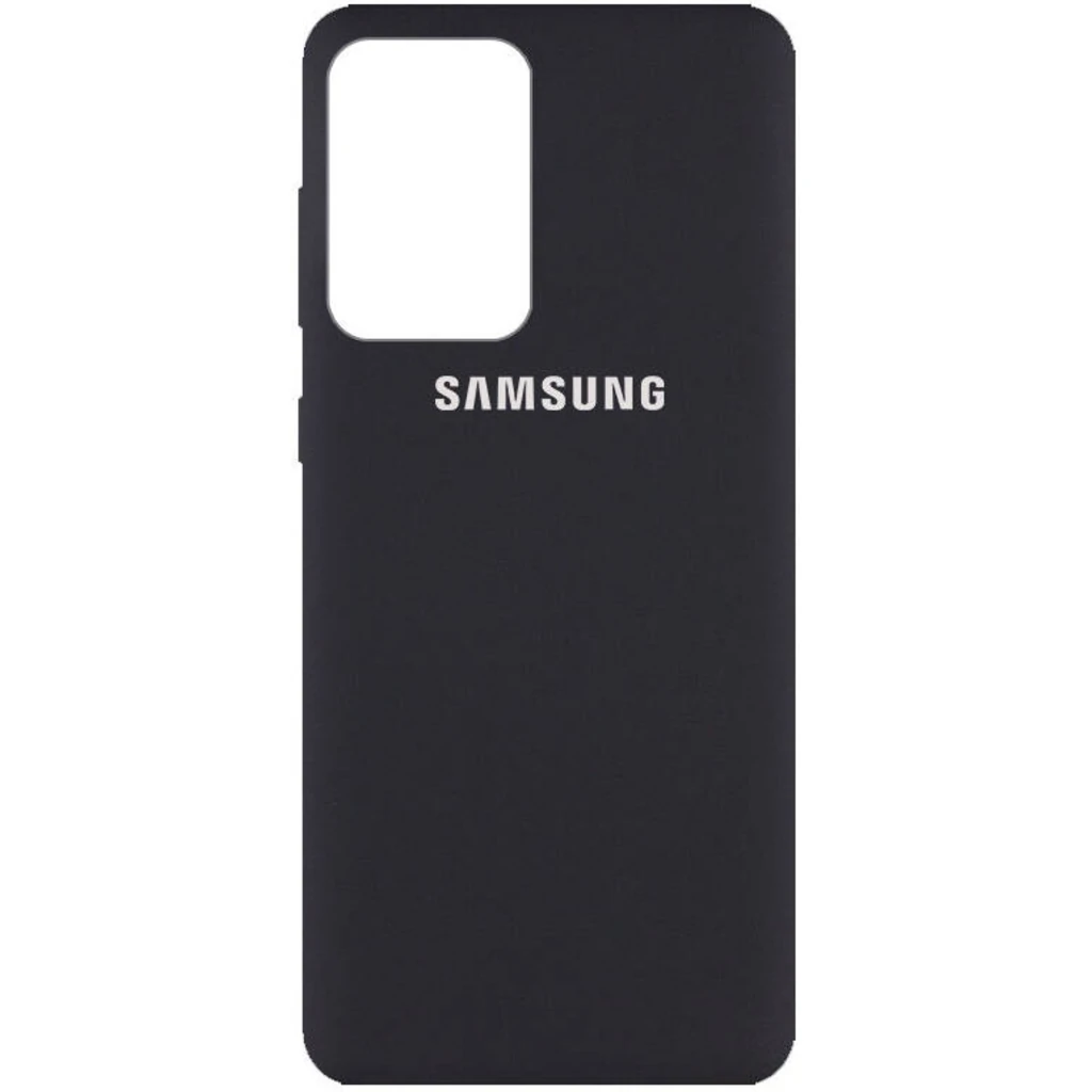 Чехол Silicone Case Full Protective Black для Samsung Galaxy A72 SM-A725