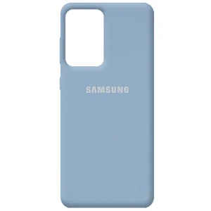 Колір: Блакитний - Чохол Silicone Case Full Protective Lilac Blue для Samsung Galaxy A72 SM-A725