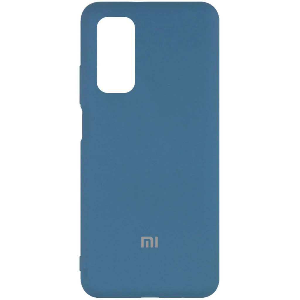 Чехол Silicone Case Full Protective Navy Blue для Xiaomi Mi 10T, Xiaomi Mi 10T Pro