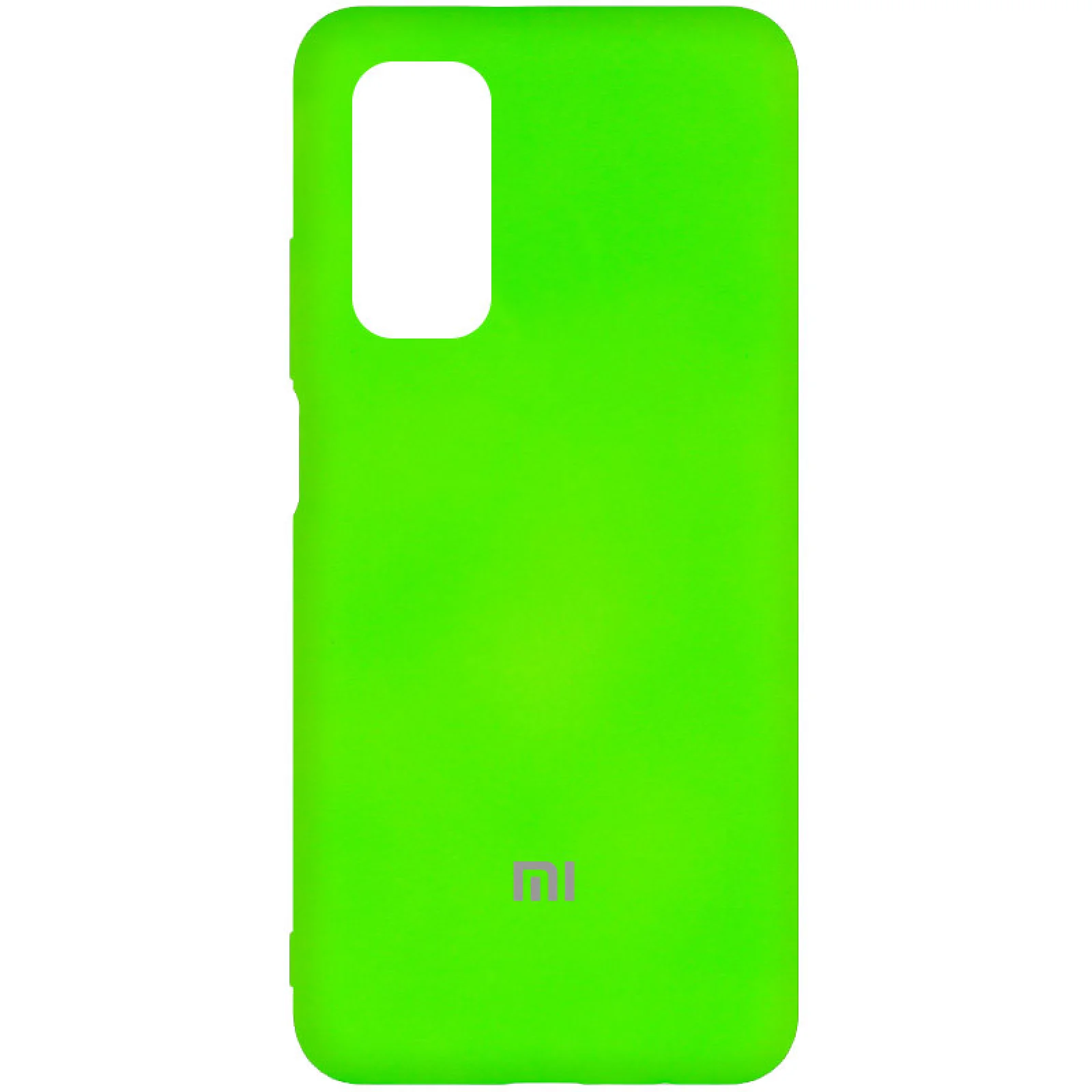 Чохол Silicone Case Full Protective Neon Green для Xiaomi Mi 10T, Xiaomi Mi 10T Pro