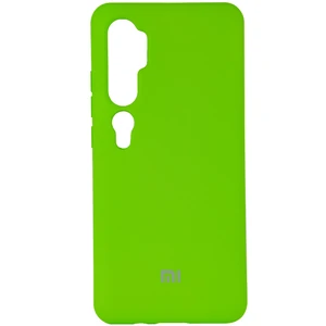 Цвет: Зеленый - Чехол Silicone Case Full Protective Green для Xiaomi Mi Note 10, Xiaomi Mi Note 10 Pro
