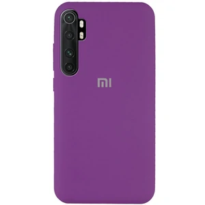 Цвет: Фиолетовый - Чехол Silicone Case Full Protective Grape для Xiaomi Mi Note 10 Lite