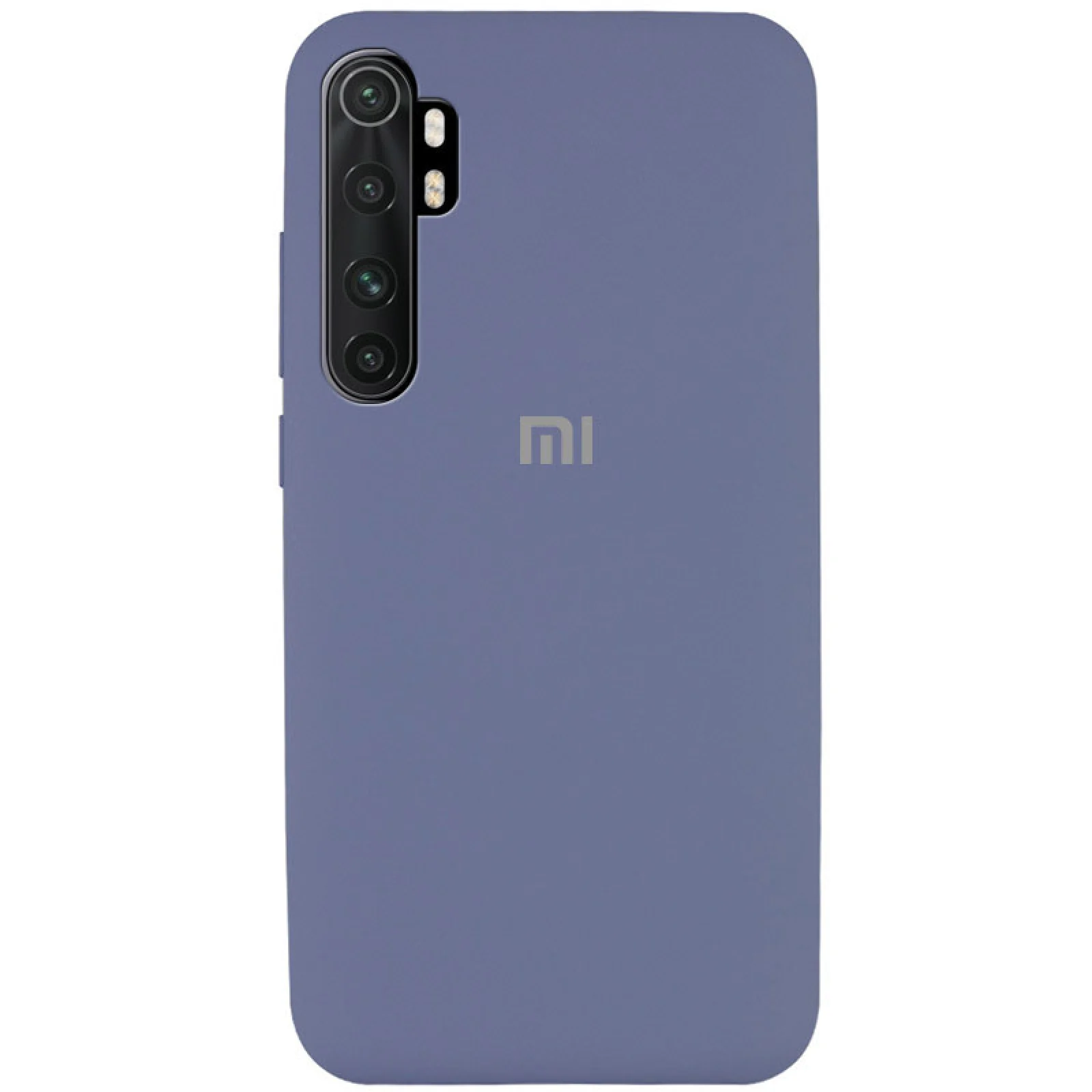 Чохол Silicone Case Full Protective Lavender Grey для Xiaomi Mi Note 10 Lite