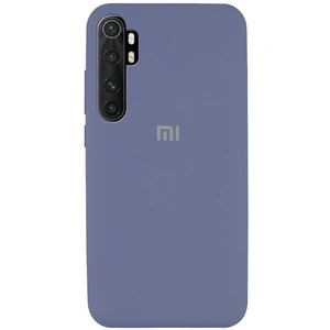 Цвет: Серый - Чехол Silicone Case Full Protective Lavender Grey для Xiaomi Mi Note 10 Lite