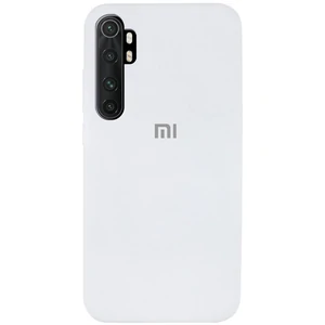 Чехол Silicone Case Full Protective White для Xiaomi Mi Note 10 Lite
