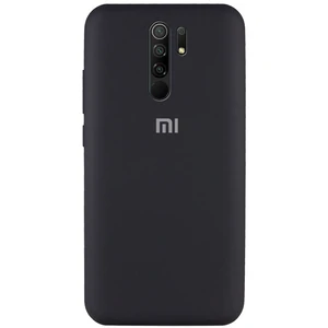 Чехол Silicone Case Full Protective Black для Xiaomi Redmi 9
