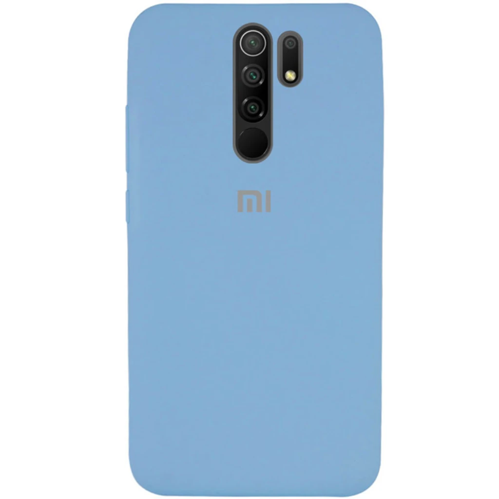Чехол Silicone Case Full Protective Lilac Blue для Xiaomi Redmi 9