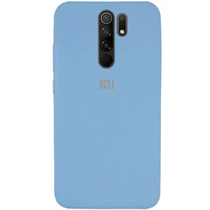 Чехол Silicone Case Full Protective Lilac Blue для Xiaomi Redmi 9