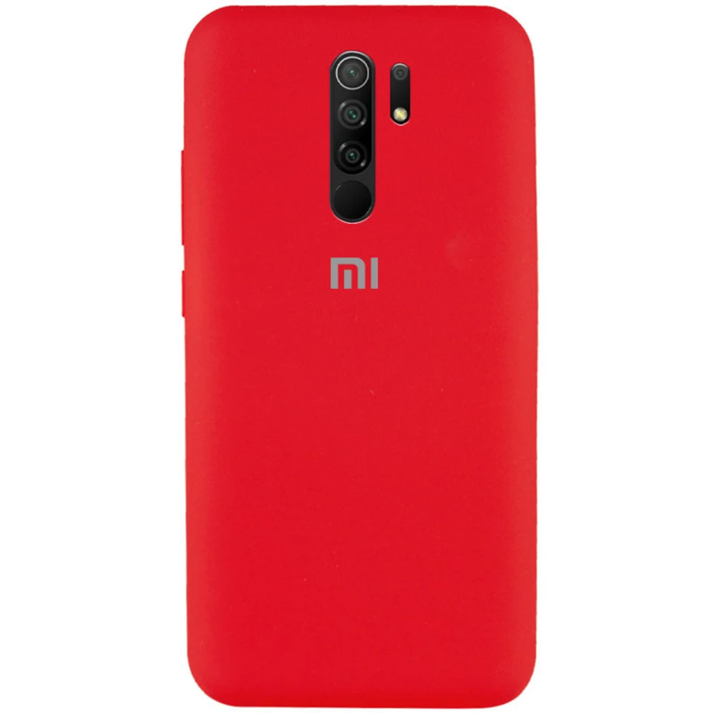 Чехол Silicone Case Full Protective Red для Xiaomi Redmi 9
