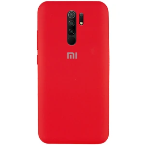 Цвет: Красный - Чехол Silicone Case Full Protective Red для Xiaomi Redmi 9