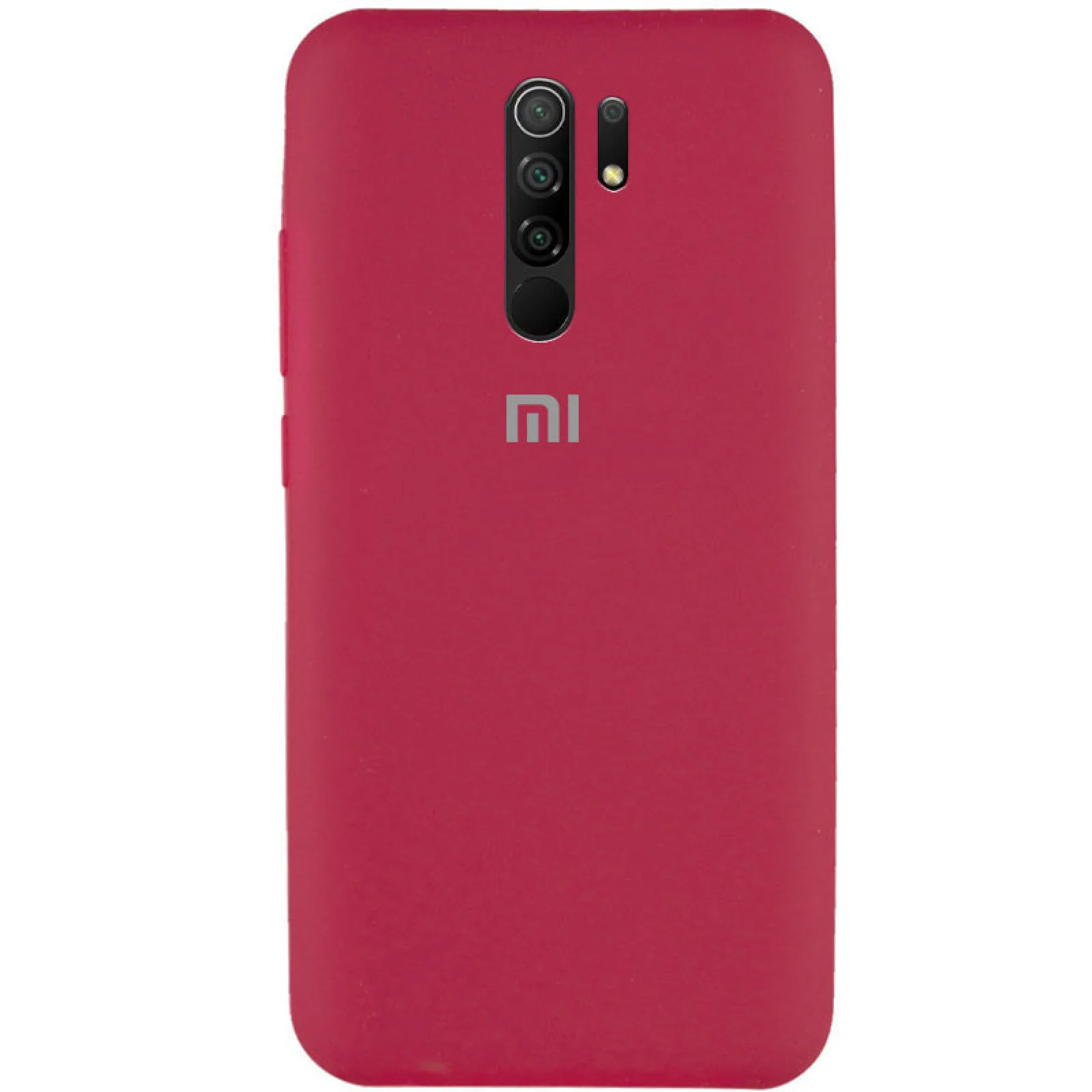 Чехол Silicone Case Full Protective Rose Red для Xiaomi Redmi 9