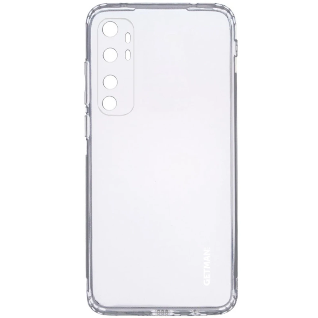 Чохол Getman Clear 1,0 mm для Xiaomi Mi Note 10 Lite