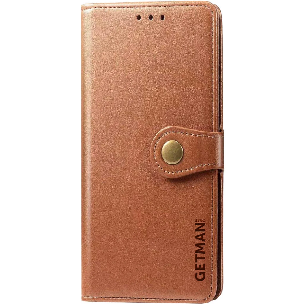 Чехол Getman Gallant PU Case Brown для Xiaomi Redmi Note 10 5G, Poco M3 Pro