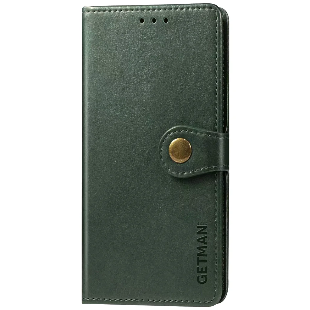 Чехол Getman Gallant PU Case Green для Xiaomi Redmi Note 10 5G, Poco M3 Pro