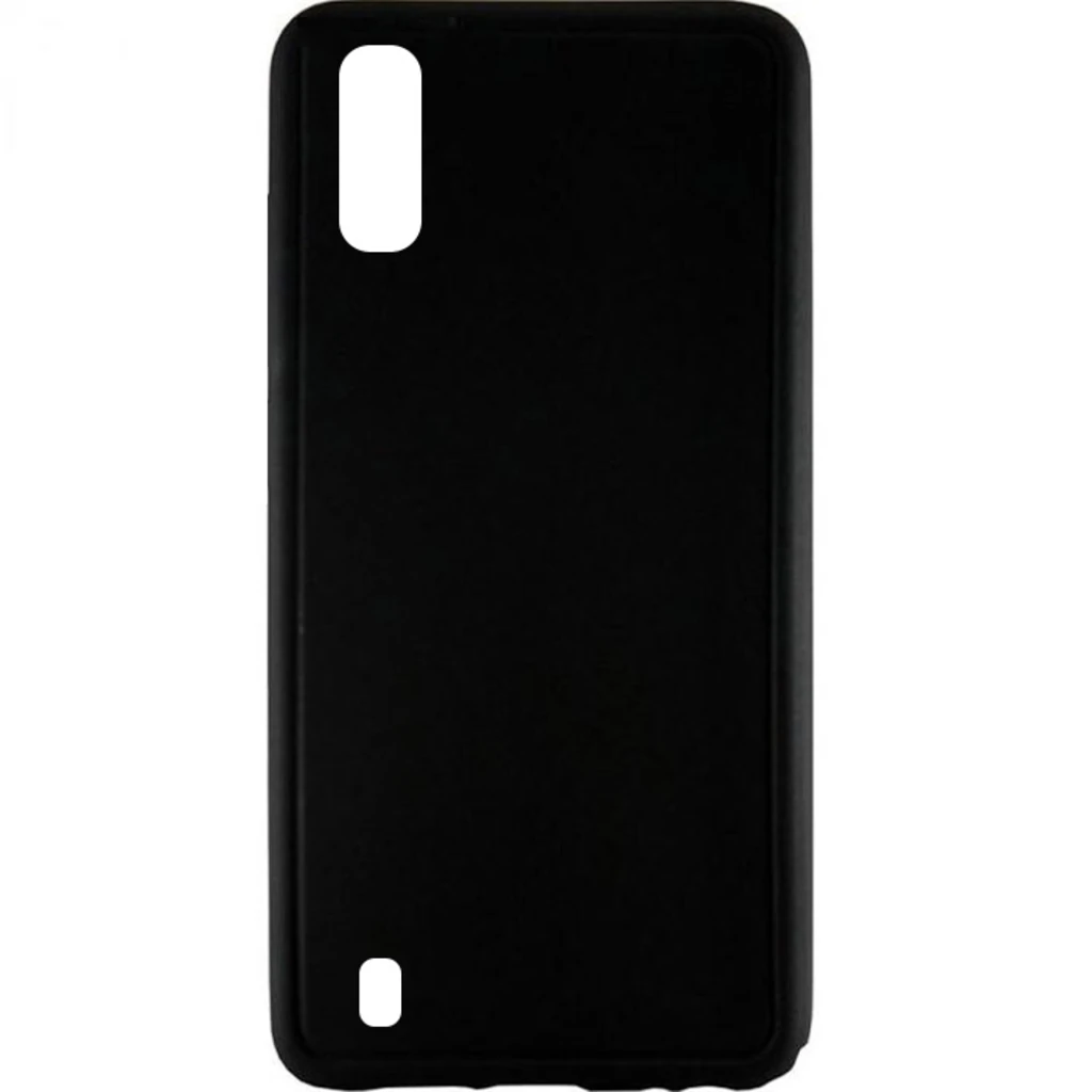 Накладка Graphite Silicone Case Black для Samsung Galaxy A01 (SM-A015)