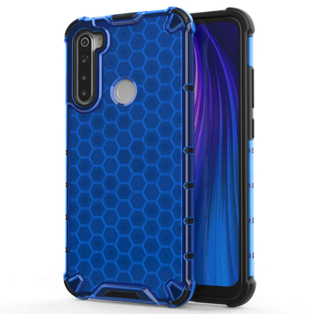 Чохол PC Transformer Honeycomb Blue для Xiaomi Redmi Note 8, Xiaomi Redmi Note 8 2021