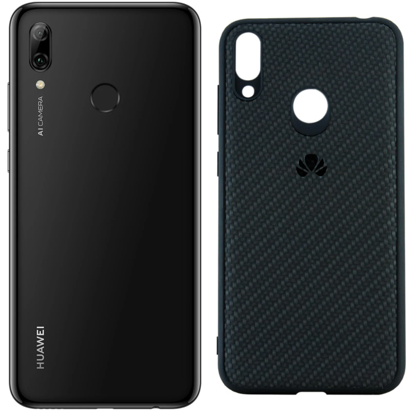 Чехол Huawei P Smart 2019 Silicone Plexus Case Black