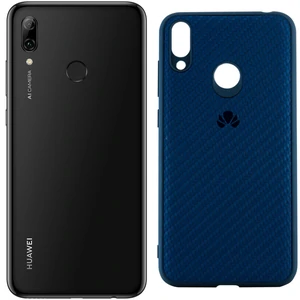 Цвет: Синий - Чехол Huawei P Smart 2019 Silicone Plexus Case Blue