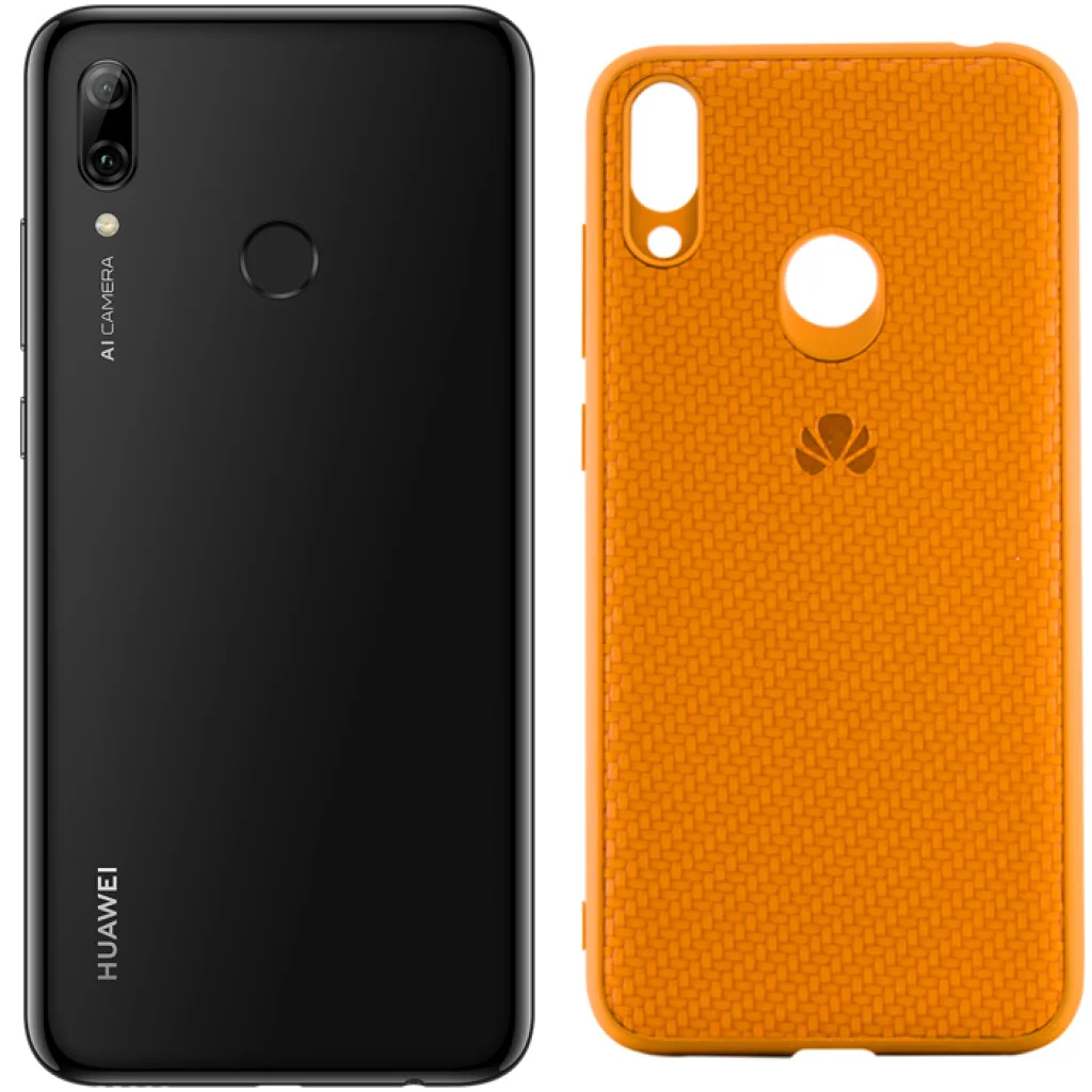 Чехол Huawei P Smart 2019 Silicone Plexus Case Orange