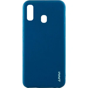 Чехол Samsung Galaxy A20 2019 (SM-A205) Inavi Simple Color Silicone Case Dark Blue