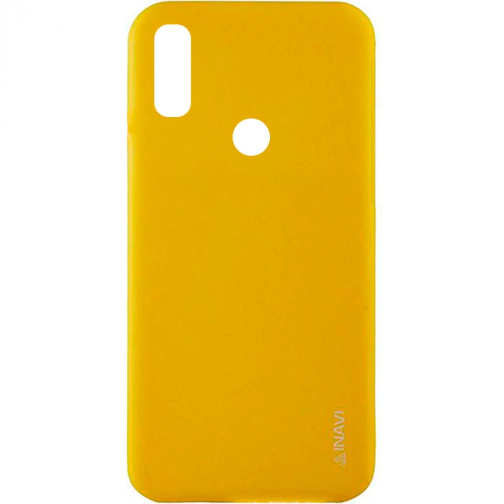 Чохол Xiaomi Redmi 7 Inavi Simple Color Silicone Case Yellow