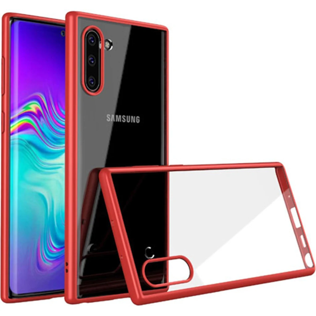 Чехол Ipaky TPU+PC Bright Series Red-Clear для Samsung Galaxy Note 10 SM-N970