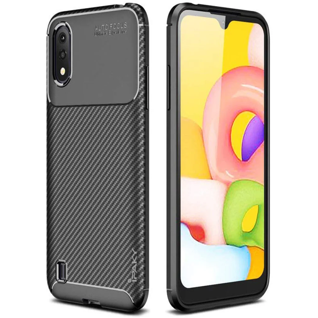 Чехол Ipaky TPU Kaisy Series Black для Samsung Galaxy A01 2020 (SM-A015)
