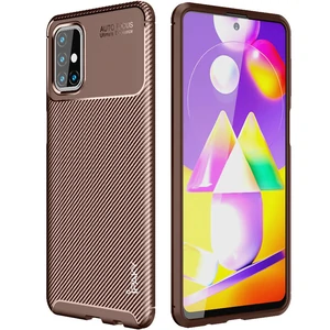 Чехол Ipaky TPU Kaisy Series Brown для Samsung Galaxy M31s SM-M317