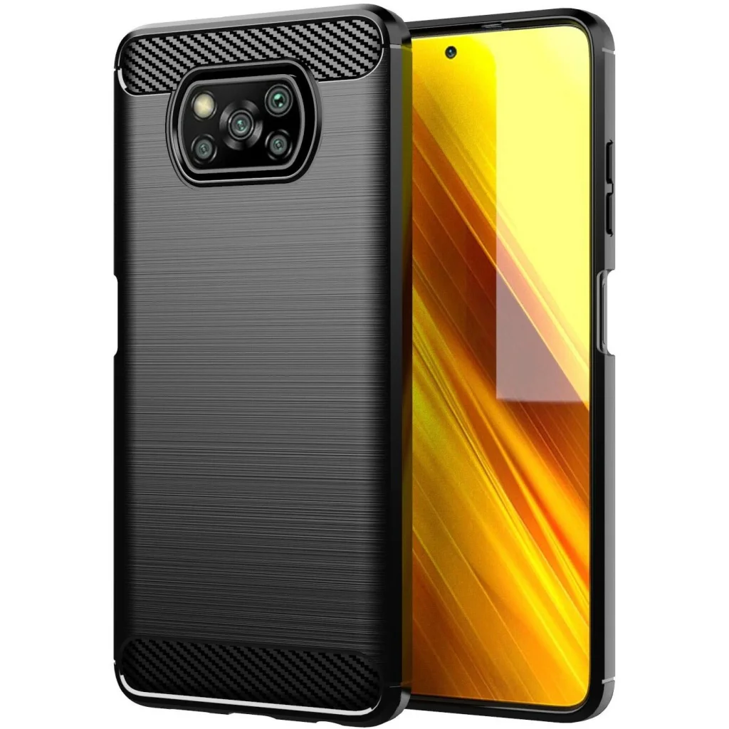Чохол Ipaky TPU Shockproof Lasi Series Black для Xiaomi Poco X3 NFC