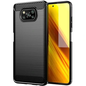 Колір: Чорний - Чохол Ipaky TPU Shockproof Lasi Series Black для Xiaomi Poco X3 NFC