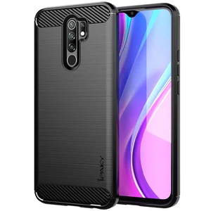 Цвет: Черный - Чехол Ipaky TPU Shockproof Lasi Series Black для Xiaomi Redmi 9
