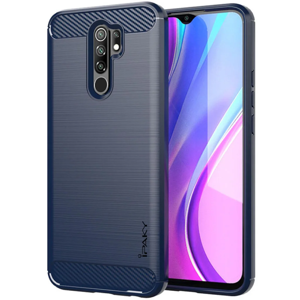 Чехол Ipaky TPU Shockproof Lasi Series Blue для Xiaomi Redmi 9