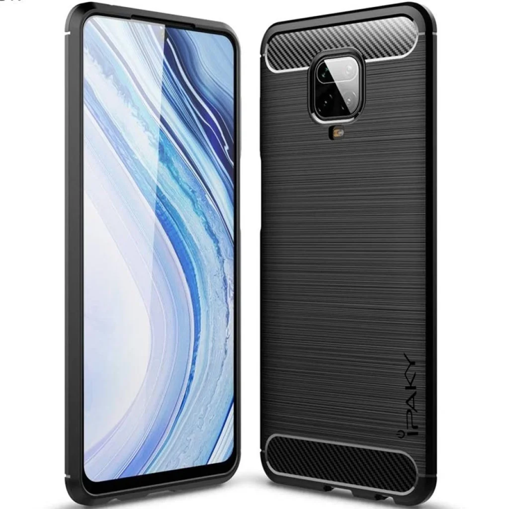 Чехол Ipaky TPU Shockproof Lasi Series Black для Xiaomi Redmi Note 9s, Redmi Note 9 Pro, Redmi Note 9 Pro Max
