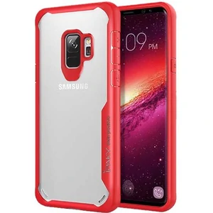 Чехол Ipaky LuckCool TPU+PC Transparent Silicon Case Red для Samsung G960 Galaxy S9