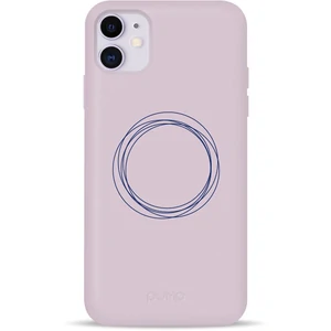 Цвет: Розовый - Чехол Pump Silicone Minimalistic Case Circles on Light (PMSLMN11-6/168) для iPhone 11