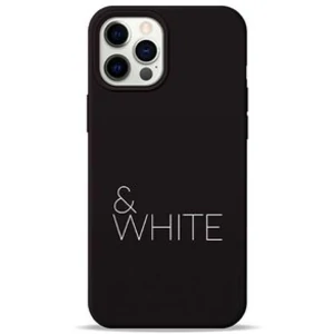 Чохол Pump Silicone Minimalistic Case Black&White (PMSLMN12(6.1)-13/169) для iPhone 12, iPhone 12 Pro