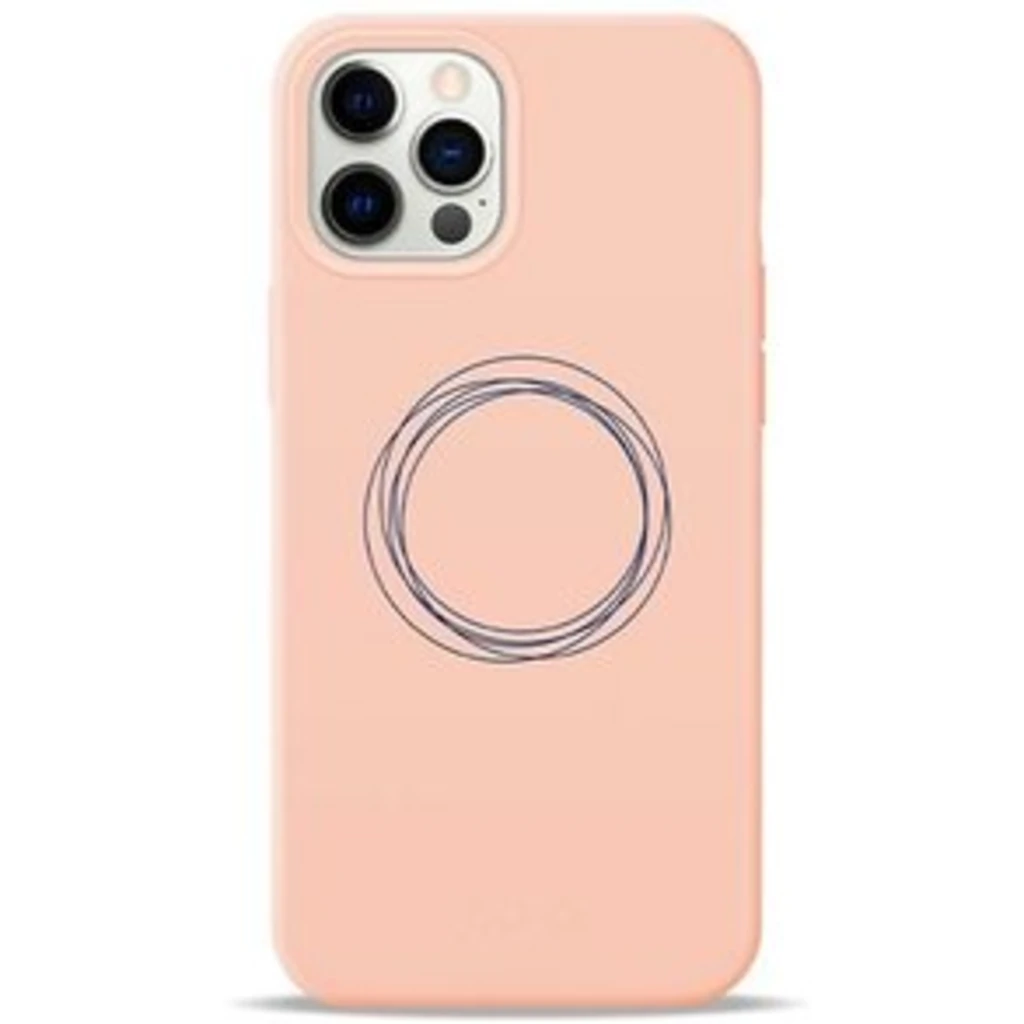 Чехол Pump Silicone Minimalistic Case Circles on Light (PMSLMN12(6.7)-6/168) для iPhone 12 Pro Max