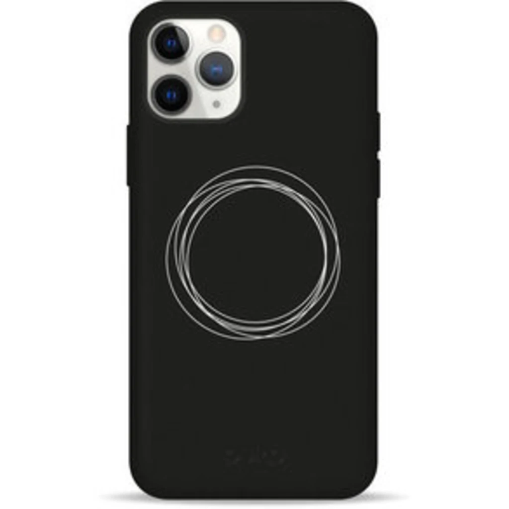 Чохол Pump Silicone Minimalistic Case Circles on Dark (PMSLMN12(6.7)-6/173) для iPhone 12 Pro Max